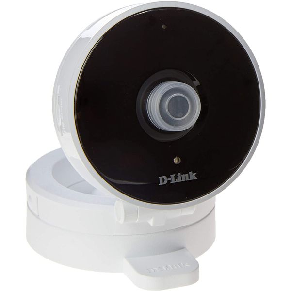 Câmera de Segurança IP HD 120, Wi-Fi com Visão Noturna, slot para cartão SD, D-link, DCS-8010LH, Branca, Compatível com Alexa