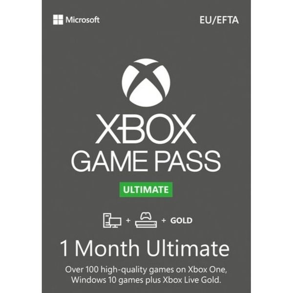 [LEIA A DESCRIÇÃO] 1 mês de Xbox Game Pass Ultimate - XBOX One / Series X|S / PC / XCloud
