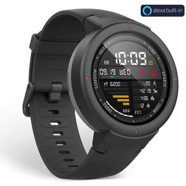 Relógio Cardíaco Xiaomi Amazfit Verge A1811 com GPS/Glonass - Preto/Cinza