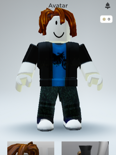 Crie seu avatar e explore a biblioteca de Roblox (Imagem: André Magalhães/Captura de tela)