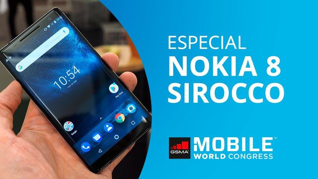 Nokia 8 Sirocco: o flagship da Nokia com Android One [MWC 2018]