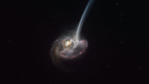 Astrônomos observam uma galáxia no fim de sua vida pela primeira vez
