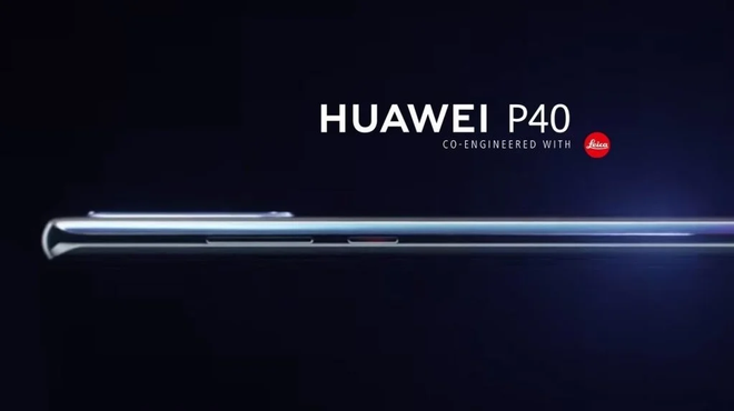 Suposta renderização do Huawei P40 (Imagem: Reprodução/Gizmochina)