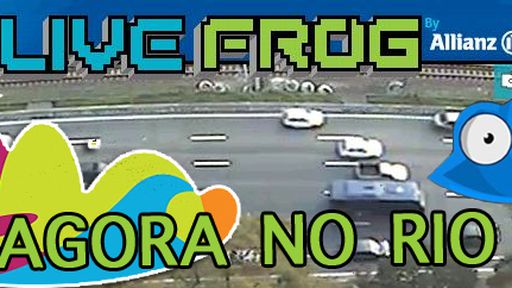 Lembra do Live Frog? Ele está de volta, agora em uma avenida do Rio de Janeiro