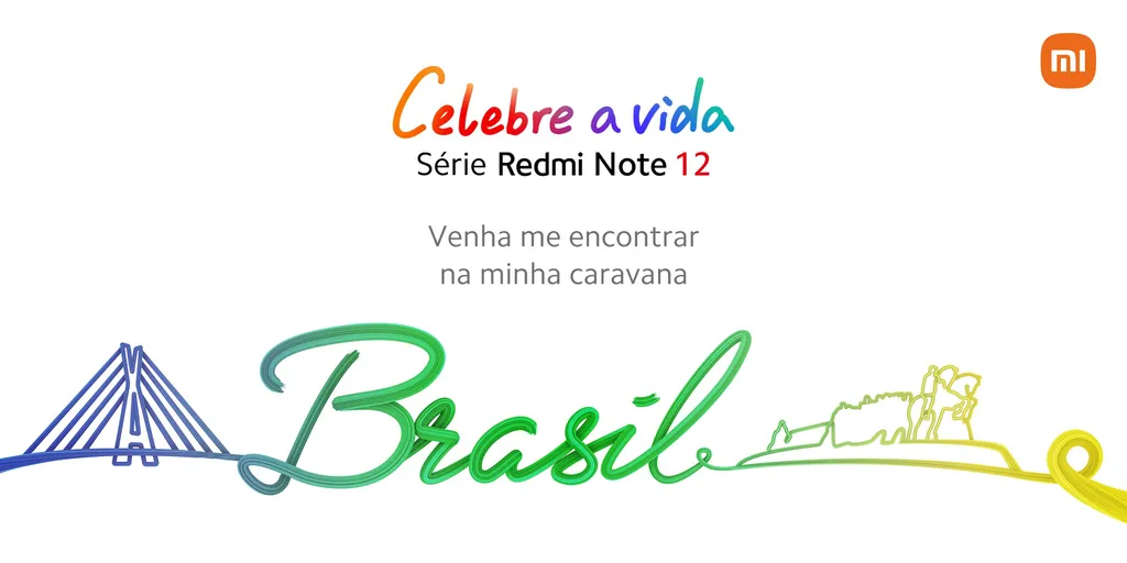 Caravana Redmi Note 12 passará por quatro cidades brasileiras durante o mês de maio (Imagem: Divulgação/Xiaomi)