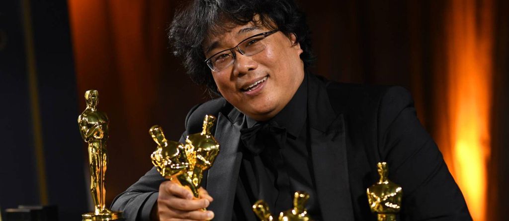Bong Joon Ho foi o grande vencedor do Oscar 2020, ganhando quatro categorias com Parasita (Imagem: Divulgação / The Academy)