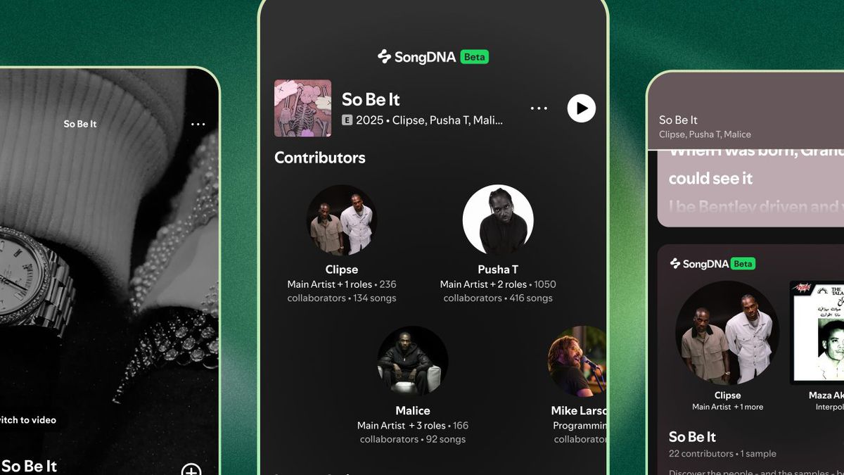 Spotify Lança Recurso SongDNA Para Assinantes Premium