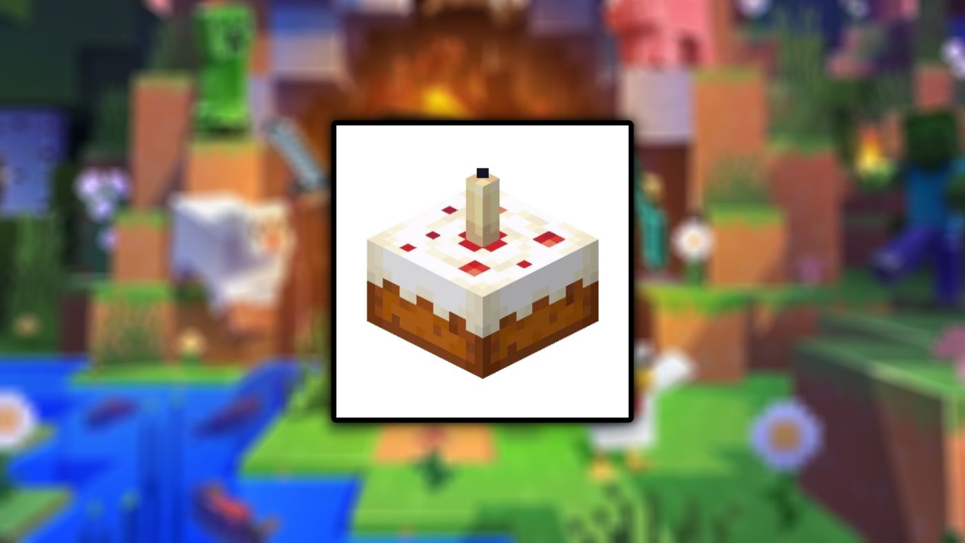 Bolo de Camadas do Minecraft