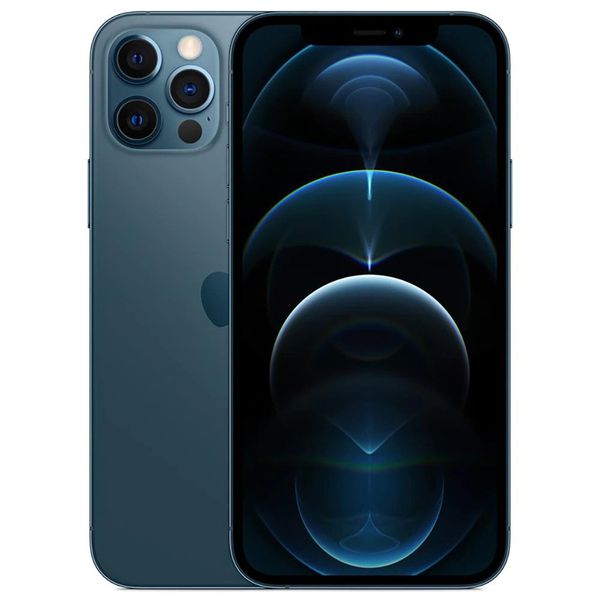 [CUPOM + BOLETO] iPhone 12 Pro Apple 256GB Azul-Pacífico Tela de 6,1”, Câmera Tripla de 12MP, iOS