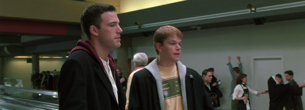 Ben Affleck e Matt Damon juntos em cena no filme Dogma (1999). (Divulgação/View Askew Productions)