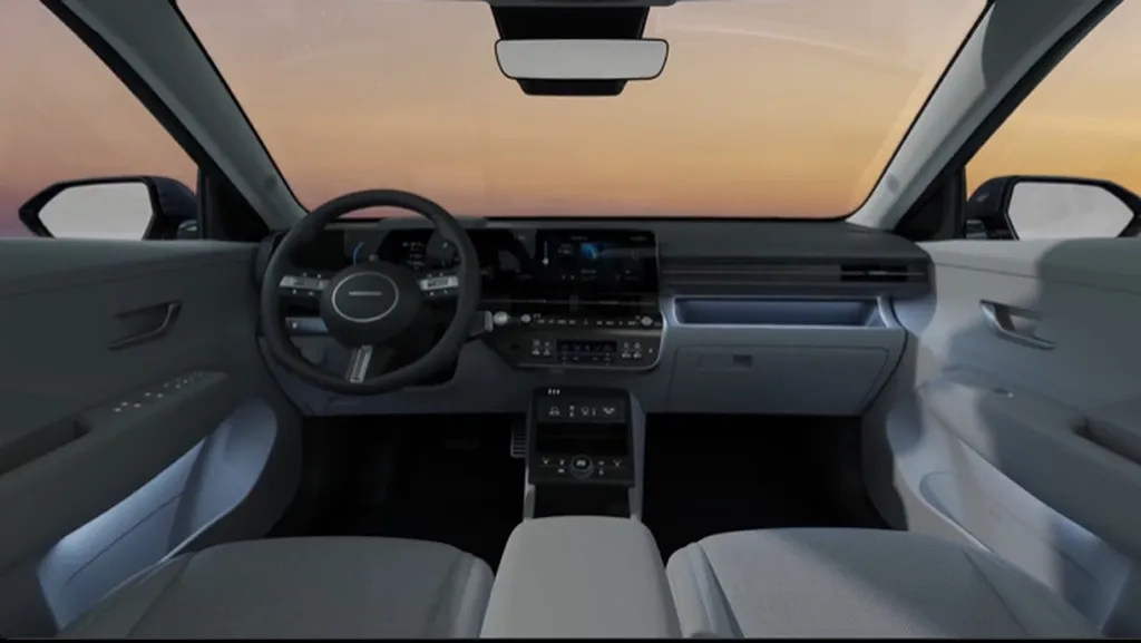 Interior do Hyundai Kona 2024 é tão impressionante quanto o exterior do SUV (Imagem: Divulgação/Hyundai)
