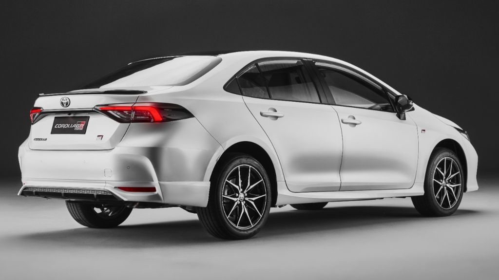 Corolla visto por trás