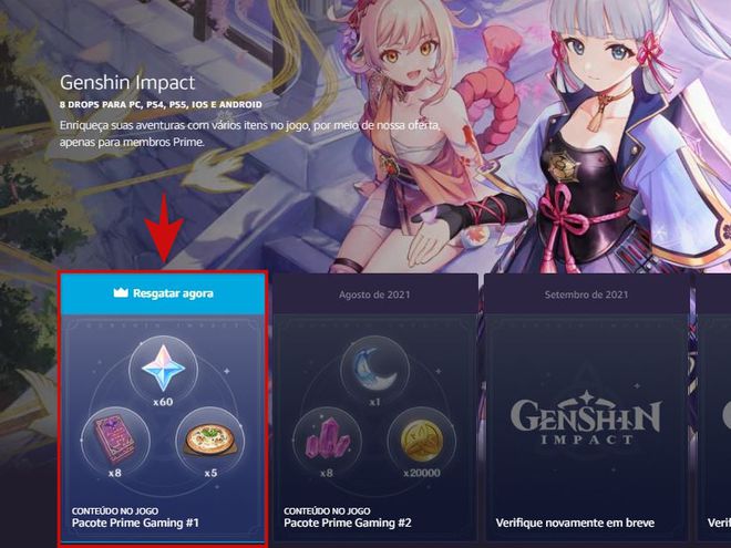 Genshin Impact' e 'Battlefield' entre ofertas de agosto do Prime Gaming