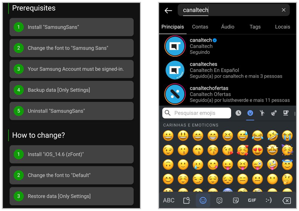 Agora você sabe como ter emoji de iPhone no Android (Captura de tela: Matheus Bigogno)
