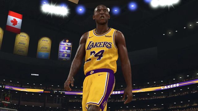NBA 2K20 presta homenagem a Kobe Bryant no jogo