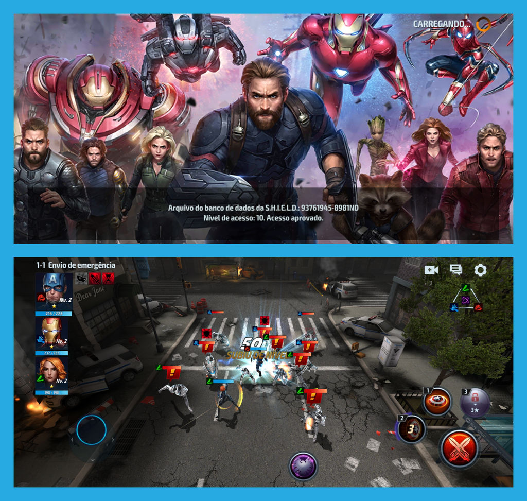 Confira os melhores jogos grátis para celulares com heróis da Marvel