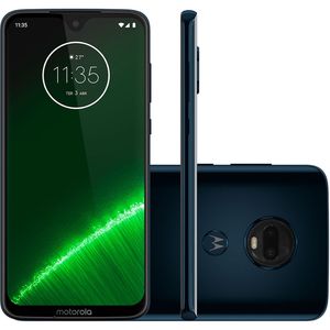 Smartphone Motorola Moto G7 Plus 64GB Dual Chip Android Pie - 9.0 Tela 6.3" 1.8 GHz Octa-Core 4G Câmera 16MP F1.7 + 5MP F1.9 (Dual Cam) - Indigo nas Lojas Americanas.com