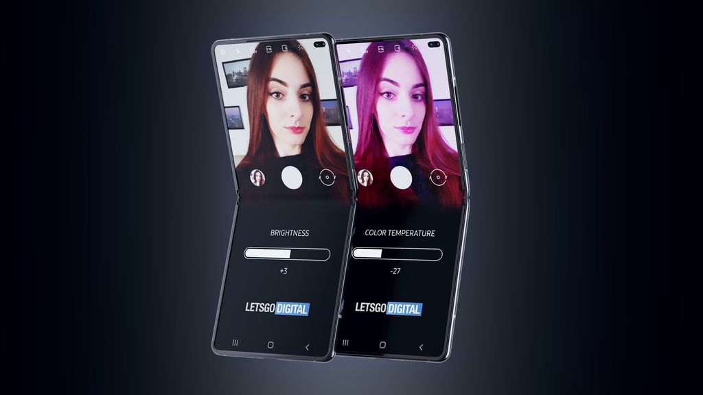 Celular pode permitir controle de brilho e temperatura de cor da iluminação para selfies (Imagem: Reprodução/LetsGoDigital)