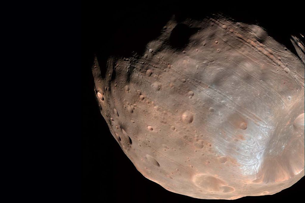 A lua Fobos (Foto: NASA)
