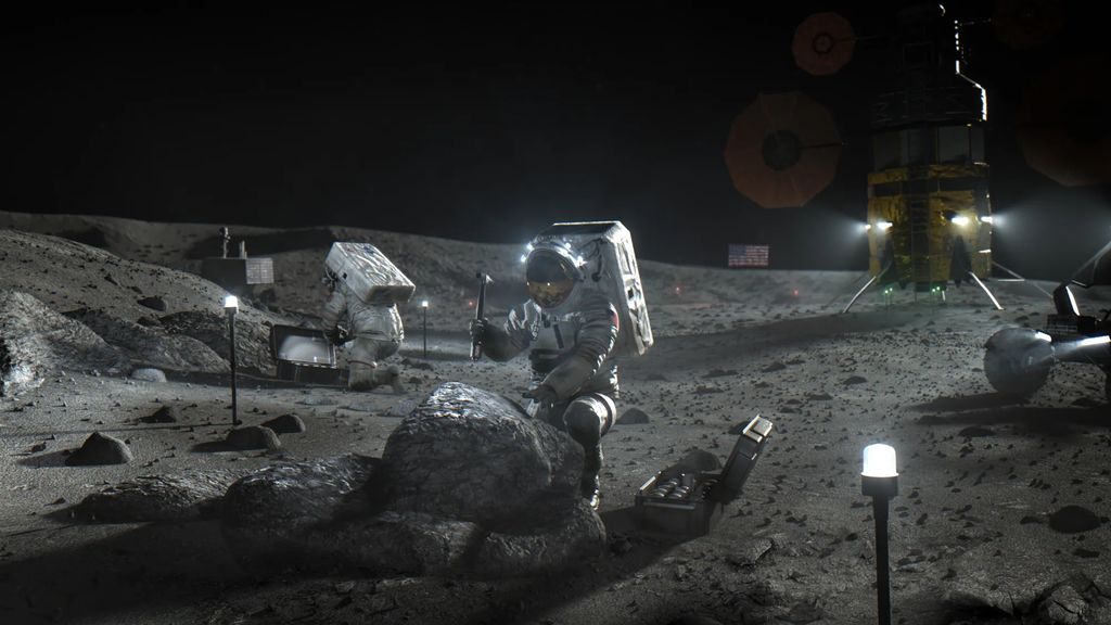 A NASA, através do programa Artemis, deverá usar o Módulo de Habitação Multipropósito para suas atividades de exploração lunar (Imagem: NASA Artemis)
