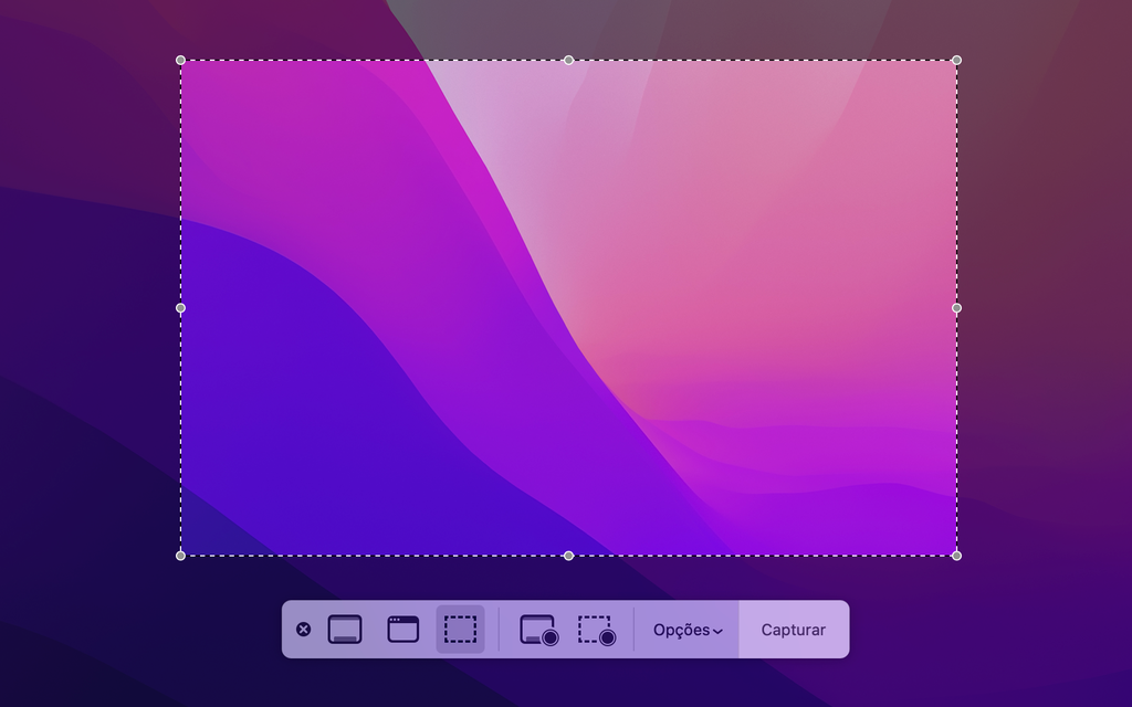 Tire prints da tela ou grave a tela do seu Mac com cada um dos atalhos do recurso (Captura de tela: Lucas Wetten)