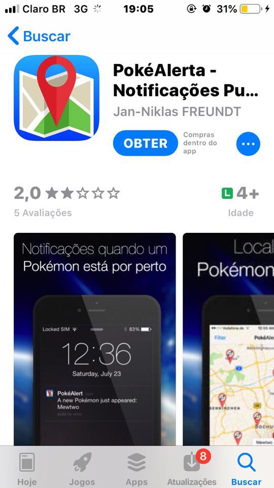 Gotcha! Conheça três apps que vão te ajudar a capturar Pokémons raros 