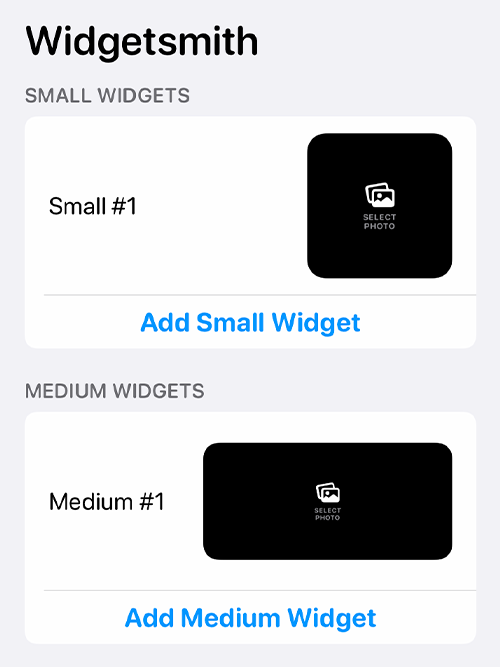 Configure seus próprios widgets no iOS (Imagem: Captura de tela/Canaltech)
