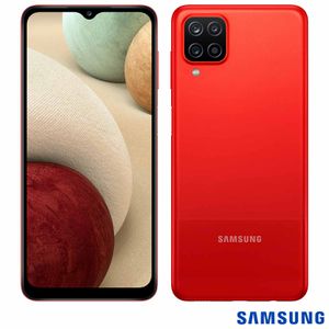 Samsung Galaxy A12 Vermelho, com Tela Infinita de 6,5", 4G, 64GB e Câmera Quádrupla de 48MP+5MP+2MP+2MP - SM-A127MZRGZTO [CASHBACK ZOOM]