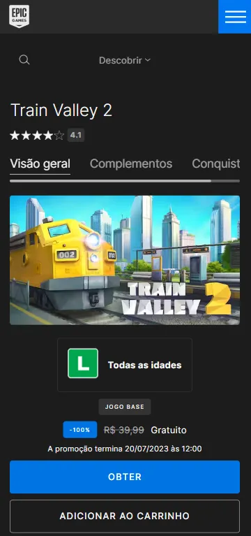 Jogo Gratis - Train Valey 2 - Epic 