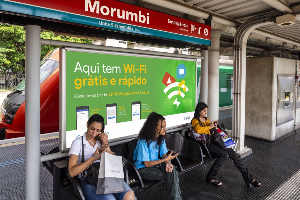 Google Station promove ação na CPTM para ampliar uso de wi-fi gratuito (Foto: Divulgação/ Google)