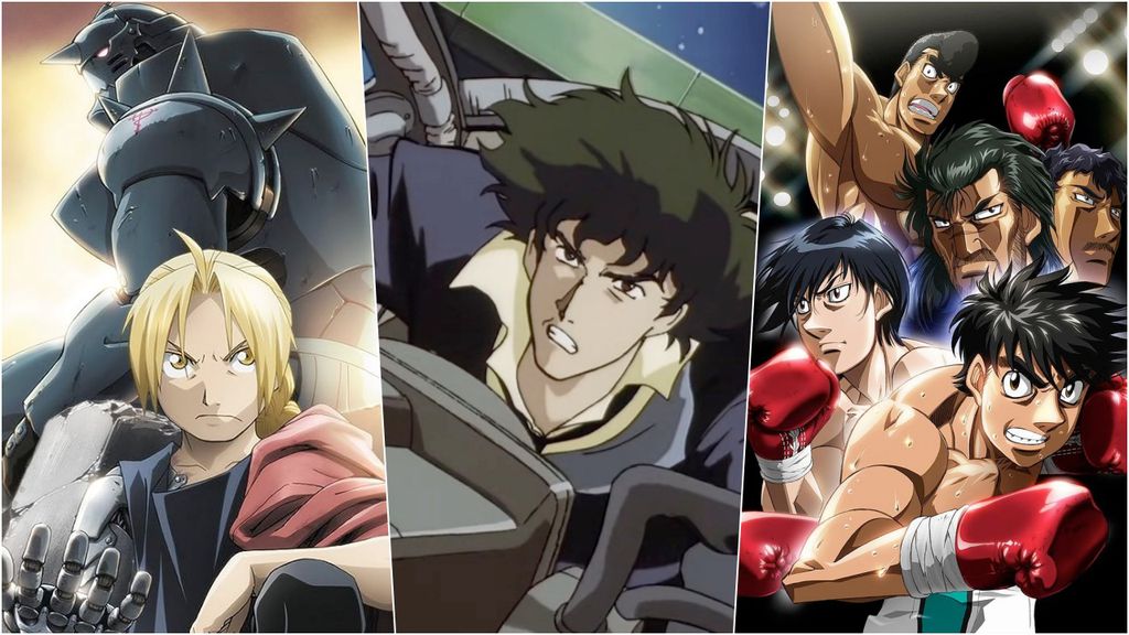 Ranking dos animes mais assistidos na tv japonesa entre 10 e 11 de