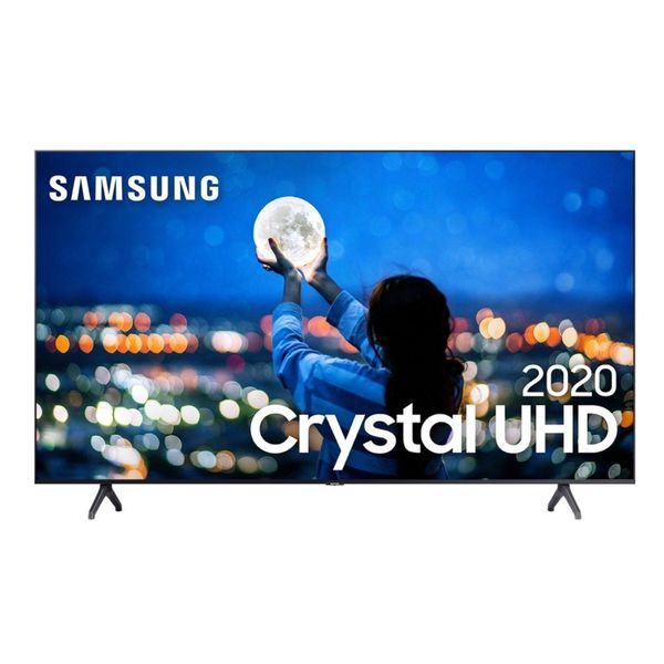 Samsung Smart TV 58" Crystal UHD 58TU7000 4K 2020, Wi-fi, Borda Infinita, Controle Remoto Único, Visual Livre de Cabos, Bluetooth, Processador Crystal 4K [CASHBACK]