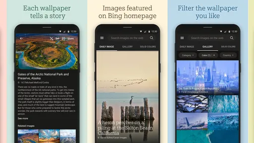 Microsoft lança app com papéis de parede do Bing para Android