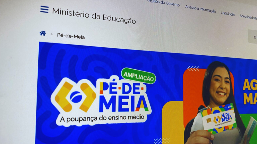Página do Programa Pé-de-Meia