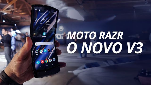 Motorola RAZR: o V3 voltou ainda mais FANTÁSTICO, olha essa tela!