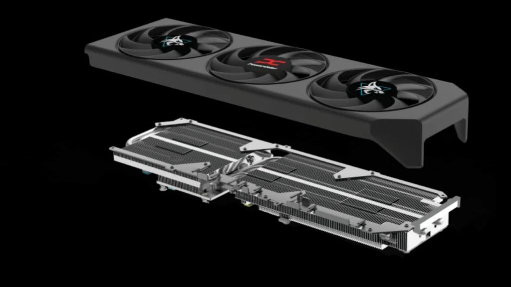 Imagem da GPU RX 9060 XT Hellhound