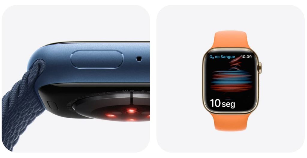 Apple Watch Series 7 manteve design, sensores e processador do Series 6 (Imagem: Reprodução/Apple)