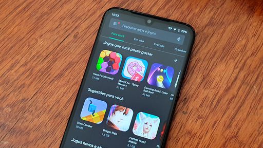Como limpar o histórico de busca na Google Play Store