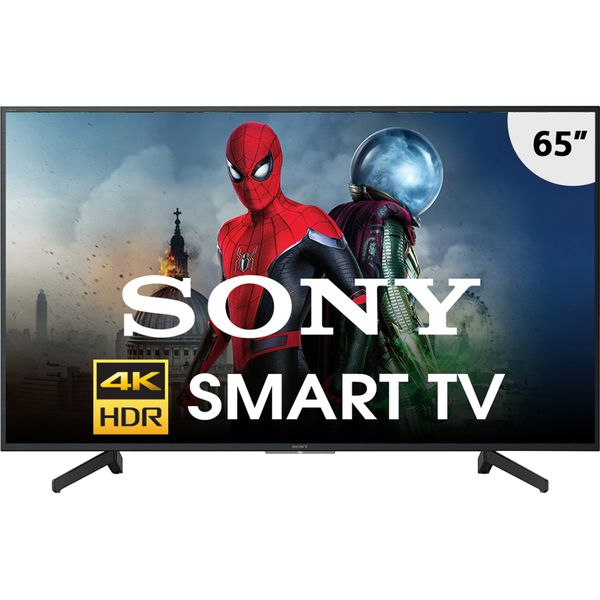 Smart TV LED 65" Sony KD-65X705G Ultra HD 4K com Conversor Digital 3 HDMI 3 USB Wi-Fi - Preta [Cashback]