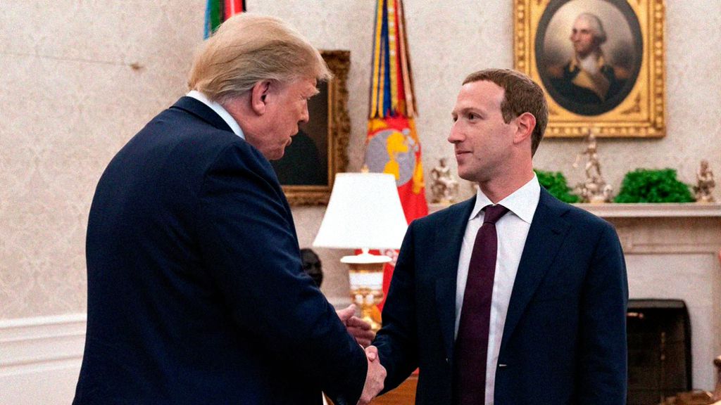 Trump e Mark Zuckerberg: presidente norte-americano começa a declarar guerra às redes sociais