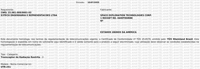 Roteador Starlink UTR-251