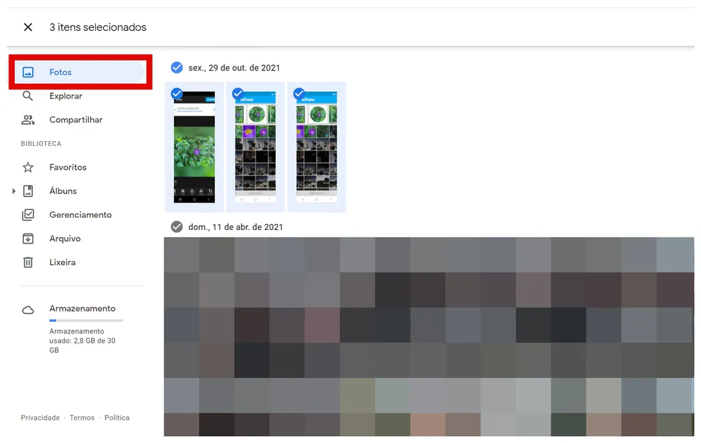 Como acessar o backup do Google Fotos (PC e celular)
