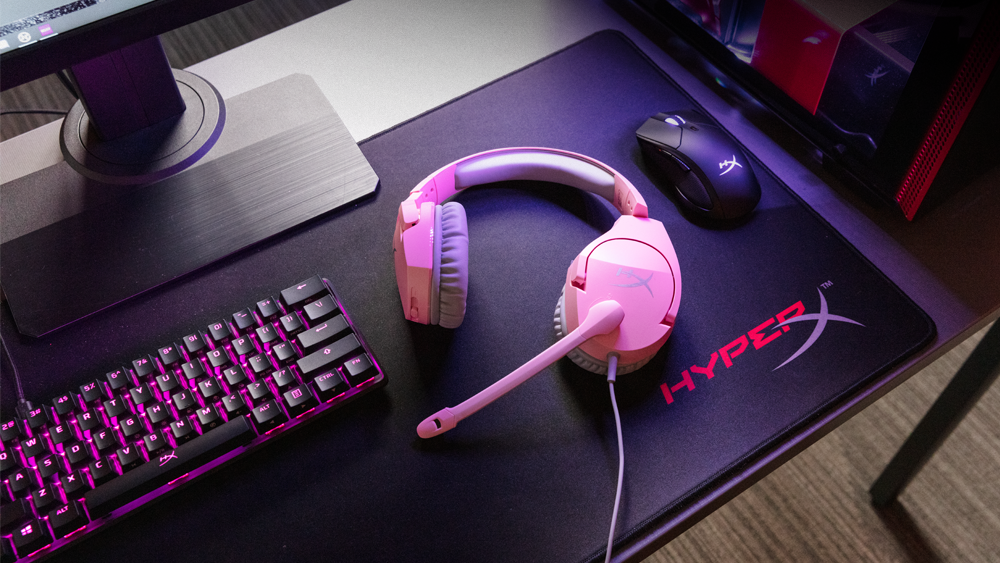 HyperX anuncia no Brasil fones Cloud Stinger em nova cor rosa