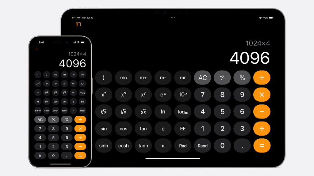 Apple lança app de calculadora para o iPad (Imagem: Divulgação/Apple)