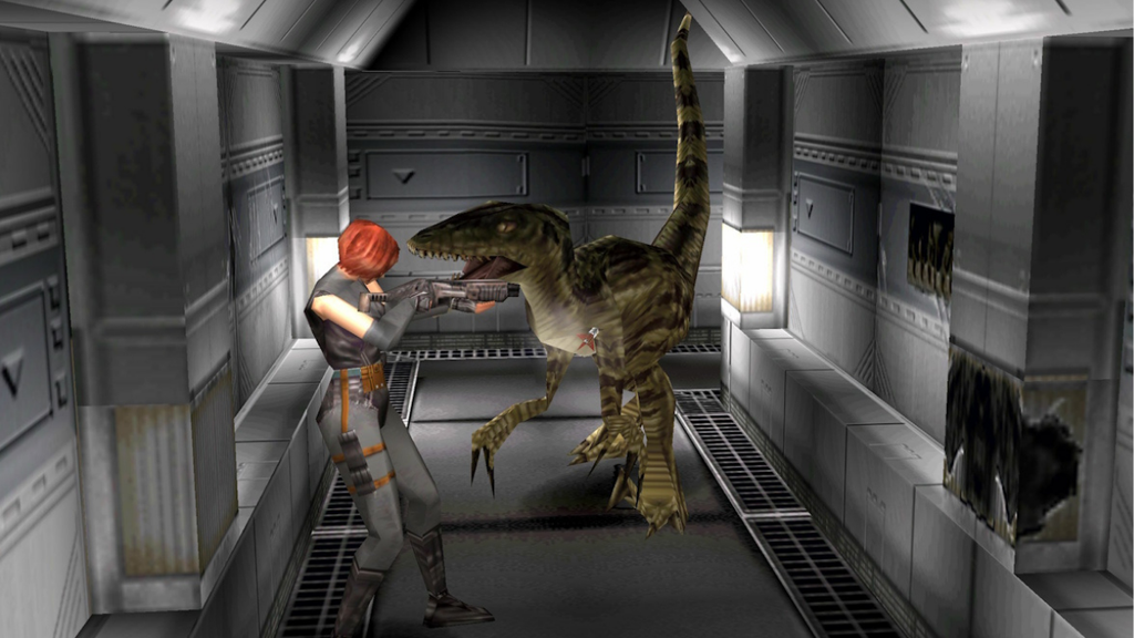 Gameplay de Dino Crisis no PC
