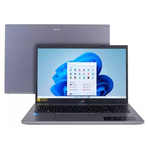 Notebook Acer Aspire 5 Intel Core i5 8GB RAM - SSD 256GB Windows 11 - A515-57-55B8 | CUPOM