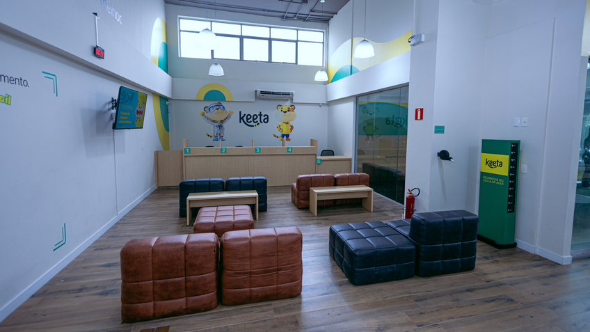 Ponto de descanso da Keeta em SP Ponto de descanso da Keeta em SP