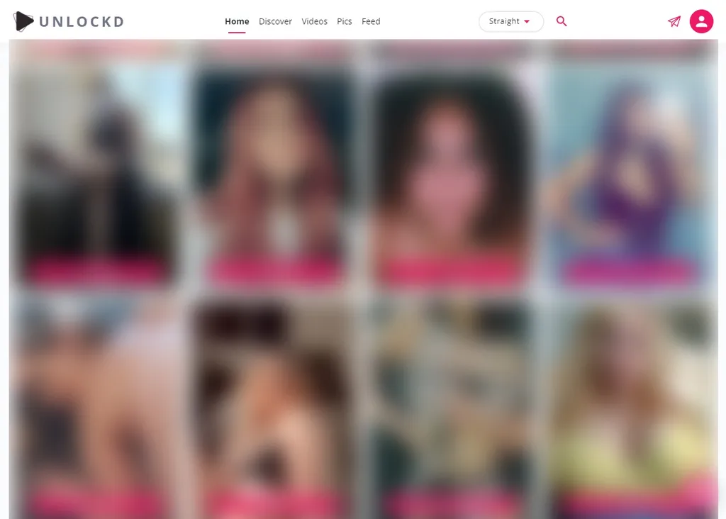 O Unlockd tem conteúdo adulto erótico e sexo explícito também (Imagem: Captura de tela/Canaltech)