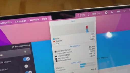 MacBook Pro: vídeo mostra erro bizarro relacionado ao notch
