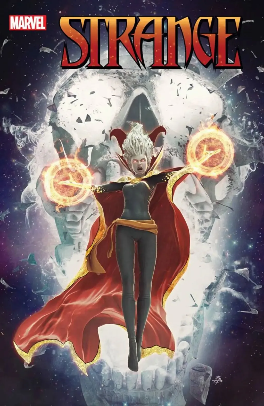 Nos quadrinhos atuais, Clea substituiu o Doutor Estranho como Maga Suprema (Imagem: DIvulgação/Marvel Comics)